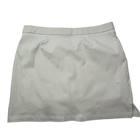 Rafaella Women's XL XLARGE White Pull-On Elastic Waist Skirt Skort NEW NWT - Picture 13 of 16